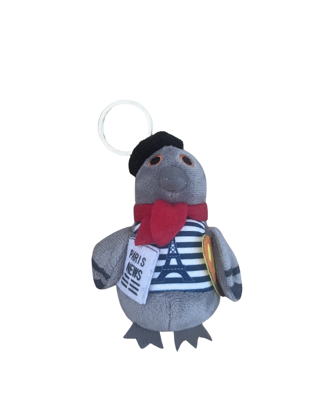 Léon Le Pigeon Parisien 12 cm keyring